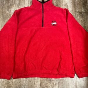 Vintage Red BAC Quarter Zip